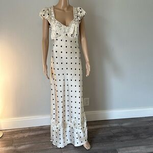 Free People Butterfly Babe Satin Dress